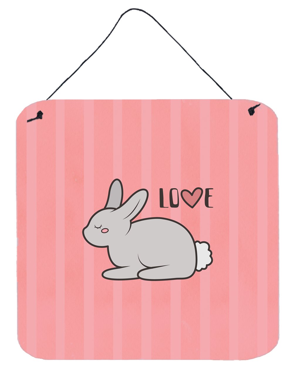 Nursery Love Bunny Rabbit Wall or Door Hanging Prints by Caroline&#39;s Treasures