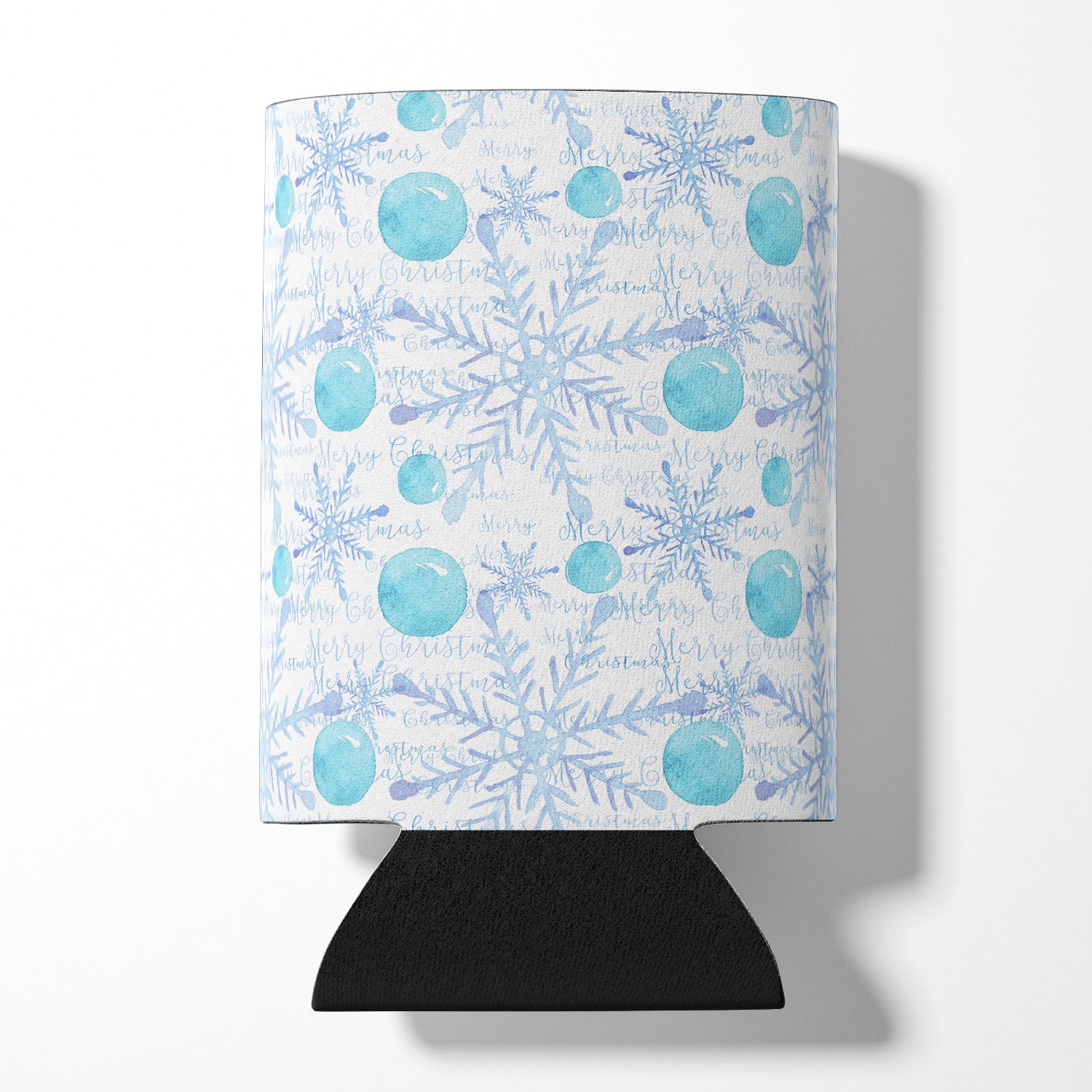 Winter Snowflakes on White Can or Bottle Hugger BB7487CC