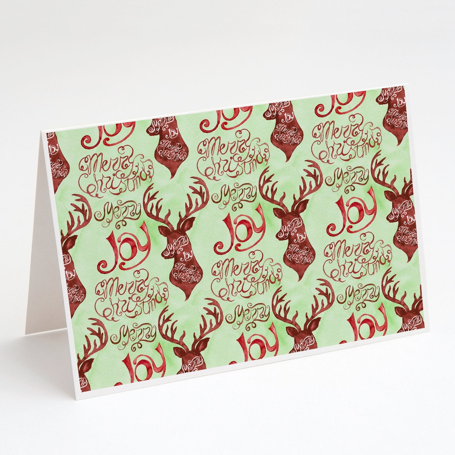 Buy this Merry Christmas Joy Reindeer Greeting Cards and Envelopes Pack of 8
