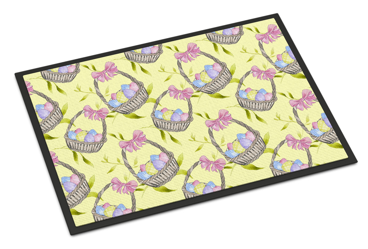 Easter Basket and Eggs Indoor or Outdoor Mat 18x27 BB7490MAT - the-store.com
