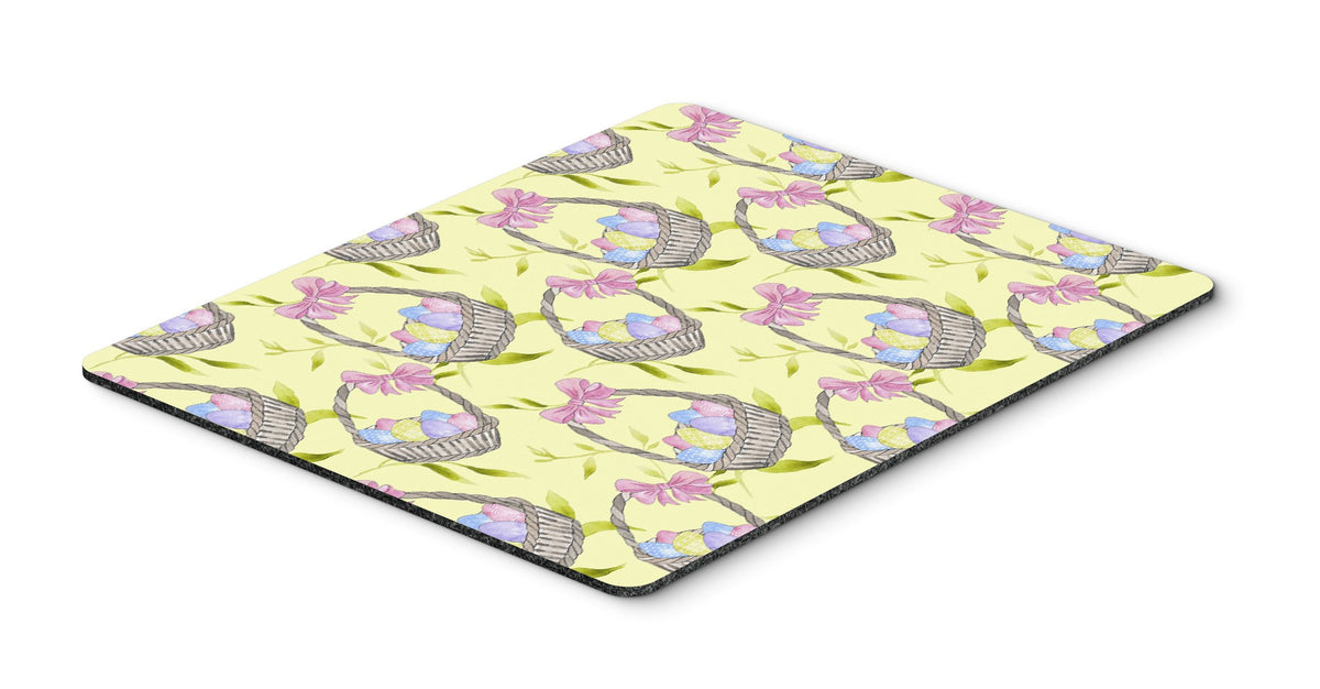 Easter Basket and Eggs Mouse Pad, Hot Pad or Trivet BB7490MP by Caroline&#39;s Treasures