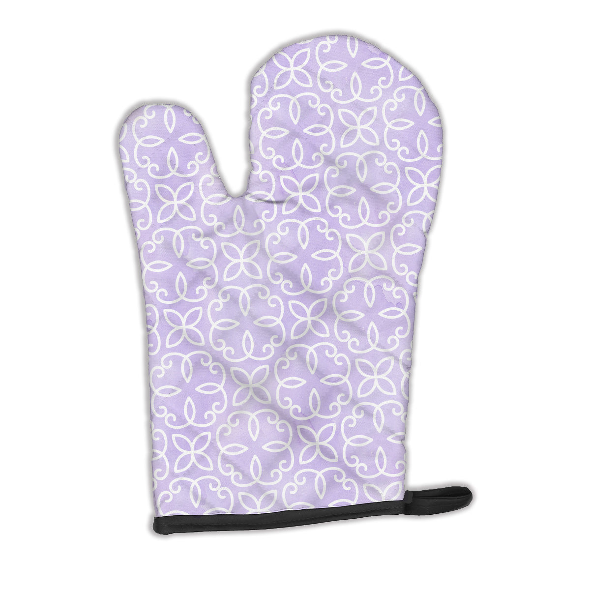 Gemoetric Circles on Purple Watercolor Oven Mitt BB7494OVMT  the-store.com.