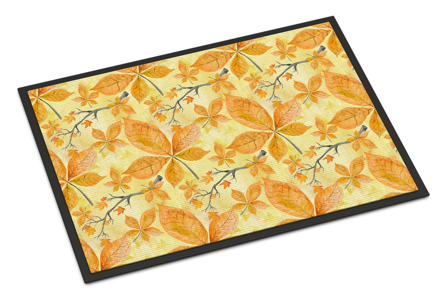 Fall Leaves and Branches Indoor or Outdoor Mat 18x27 BB7495MAT - the-store.com