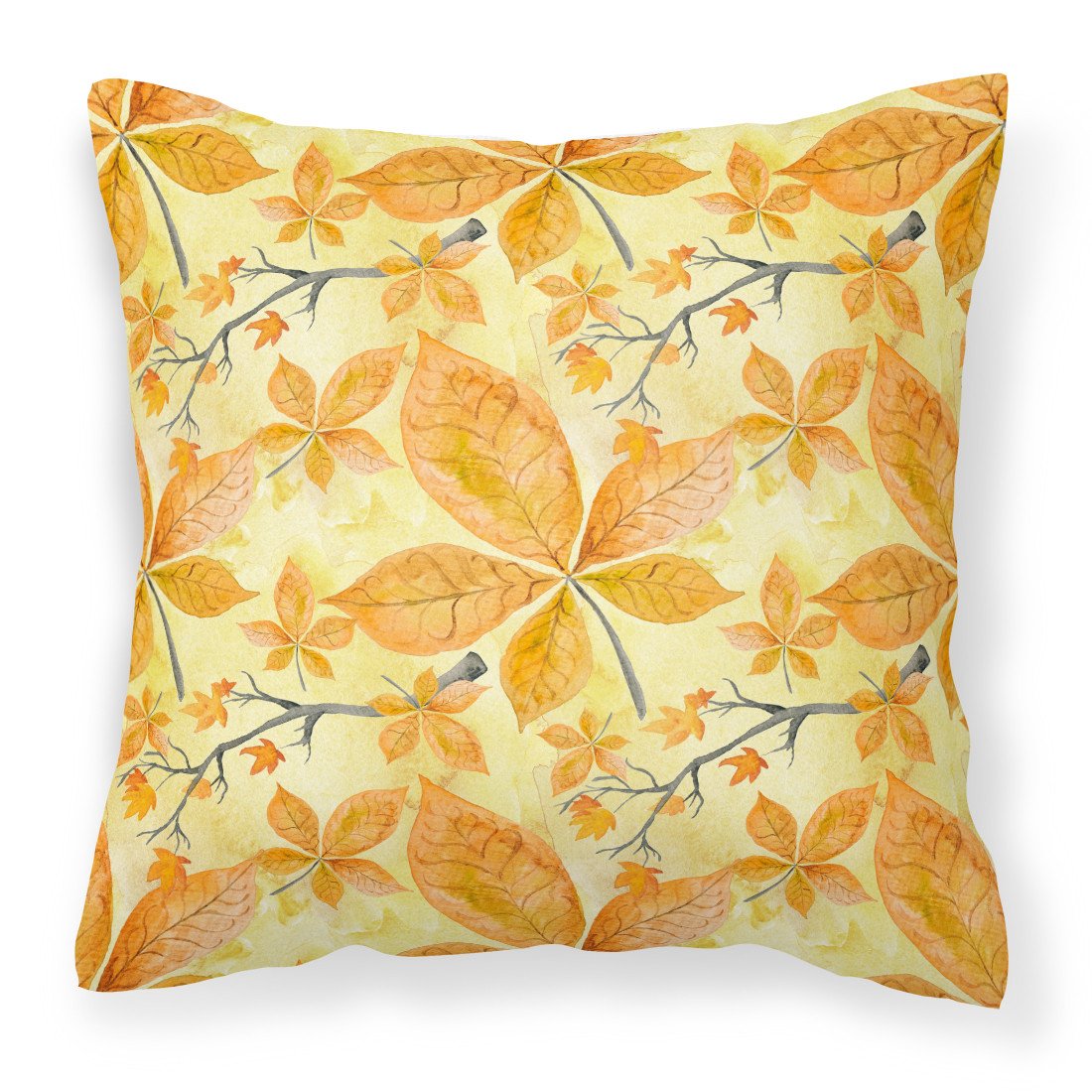 Fall Leaves and Branches Fabric Decorative Pillow BB7495PW1818 by Caroline's Treasures