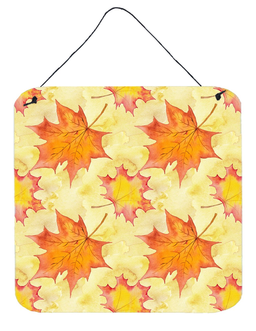 Fall Leaves Scattered Wall or Door Hanging Prints BB7496DS66 by Caroline's Treasures