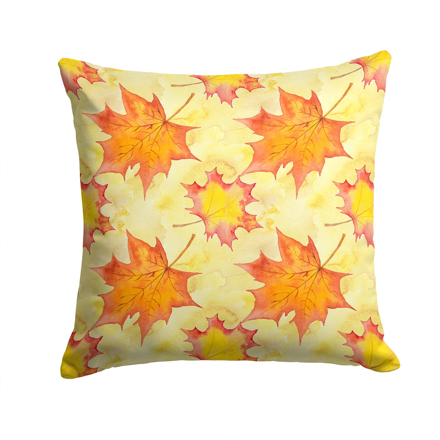 Fall Leaves Scattered Fabric Decorative Pillow BB7496PW1414 - the-store.com