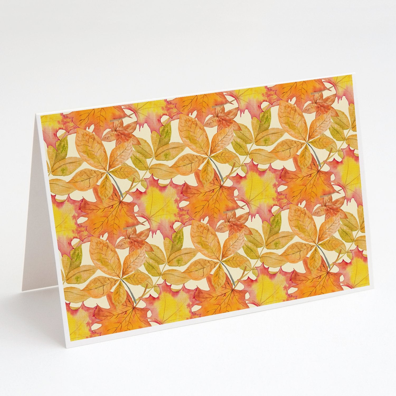 Buy this Fall Leaves Watercolor Greeting Cards and Envelopes Pack of 8