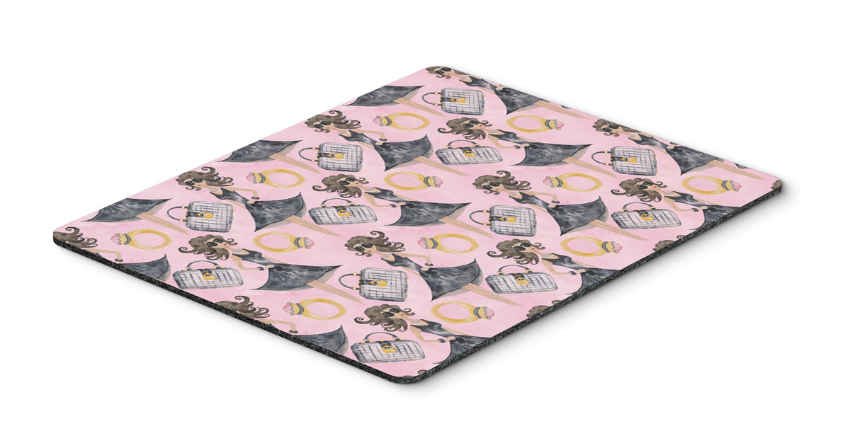 Watercolor Fashion Diva on Pink Mouse Pad, Hot Pad or Trivet BB7500MP by Caroline&#39;s Treasures