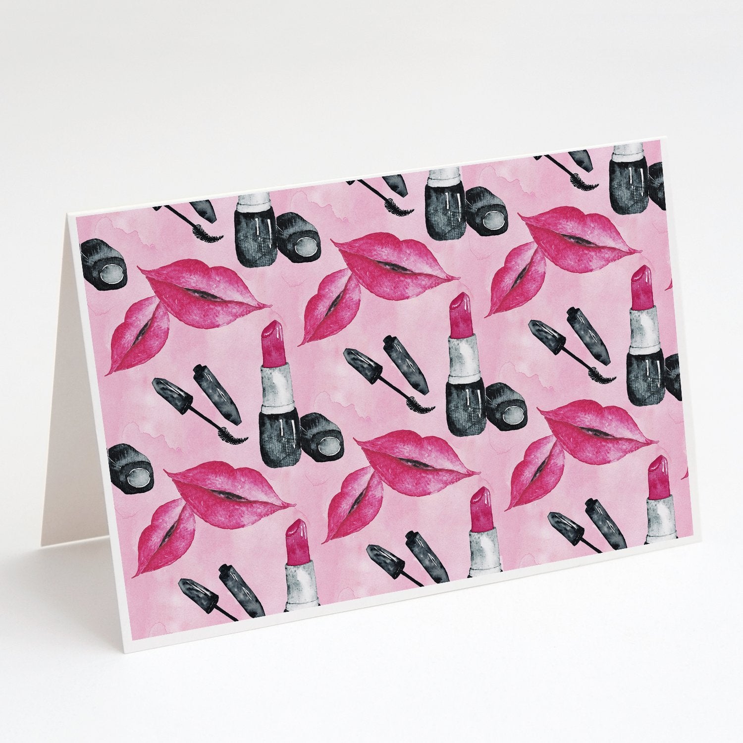 Buy this Watercolor Diva Lipstick  Greeting Cards and Envelopes Pack of 8