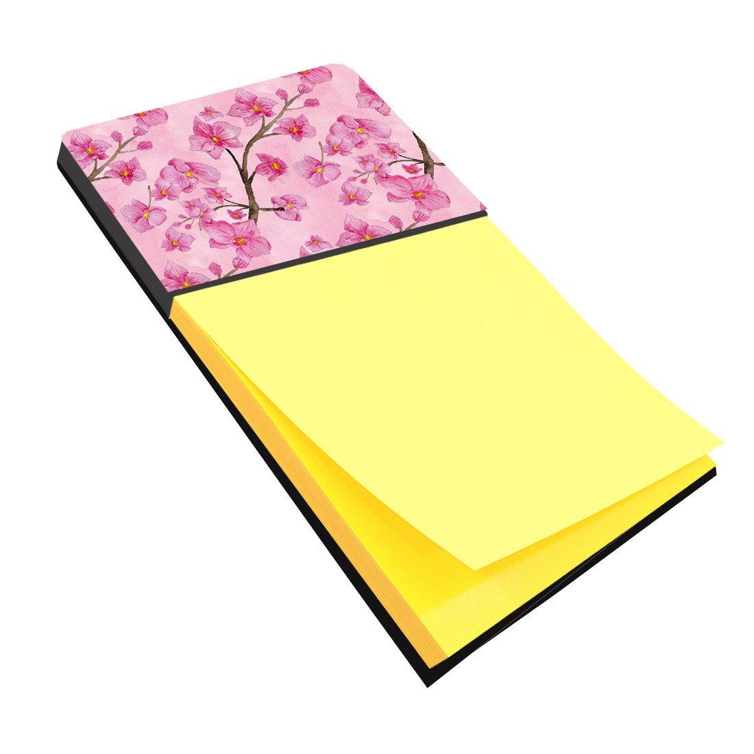 Watercolor Pink Flowers Sticky Note Holder BB7505SN by Caroline&#39;s Treasures