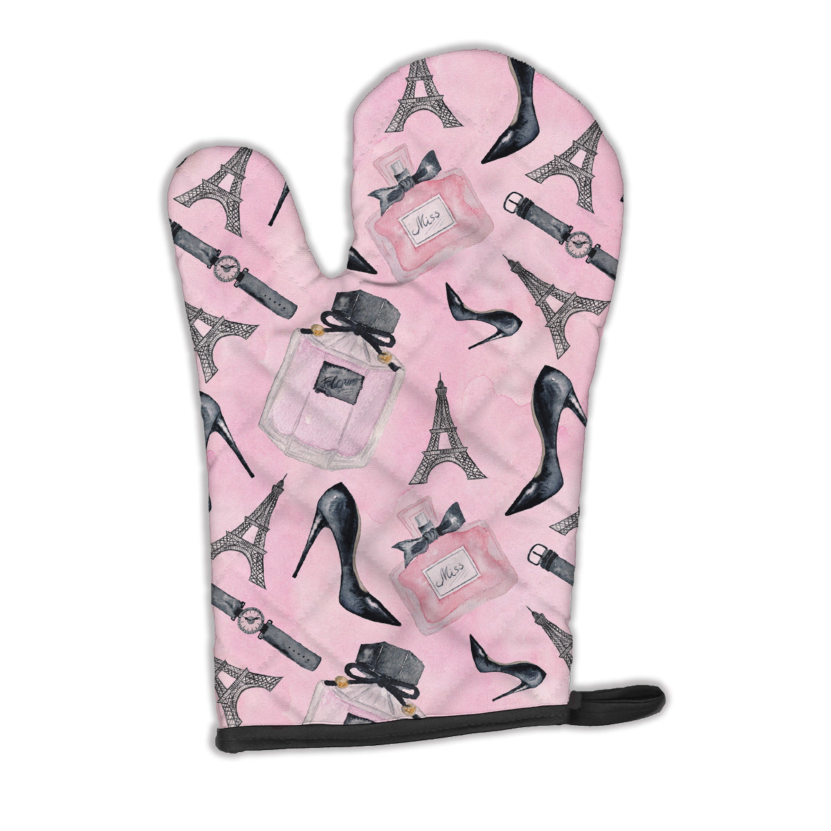 Watercolor Fashion Diva Shoes and accessories Oven Mitt BB7508OVMT  the-store.com.