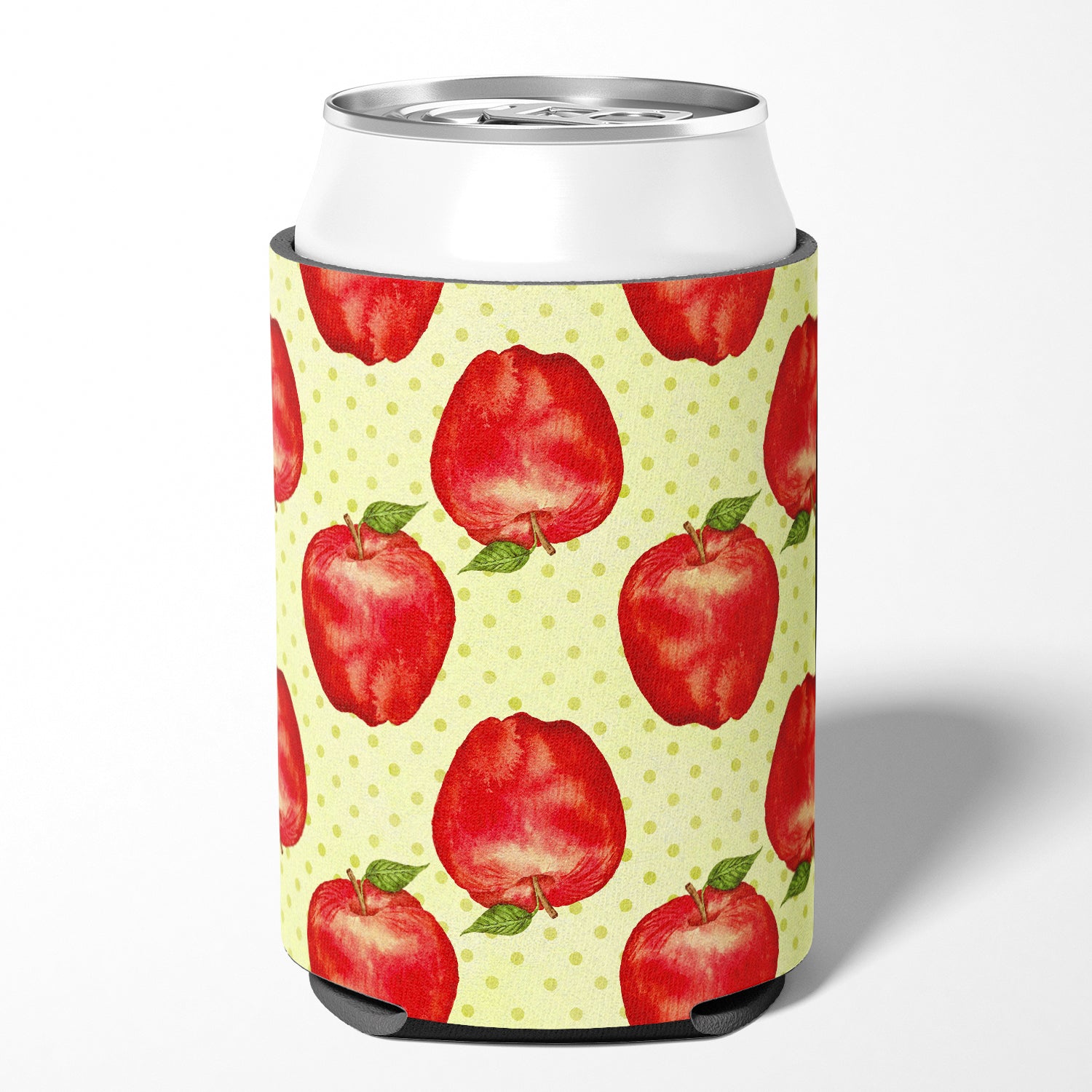 Watercolor Apples and Polkadots Can or Bottle Hugger BB7516CC  the-store.com.
