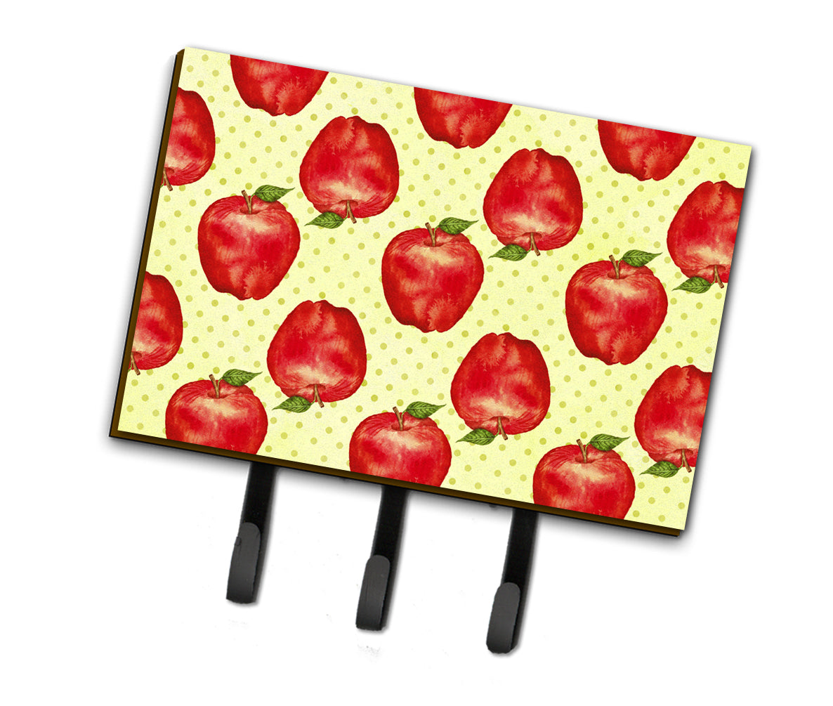 Watercolor Apples and Polkadots Leash or Key Holder BB7516TH68