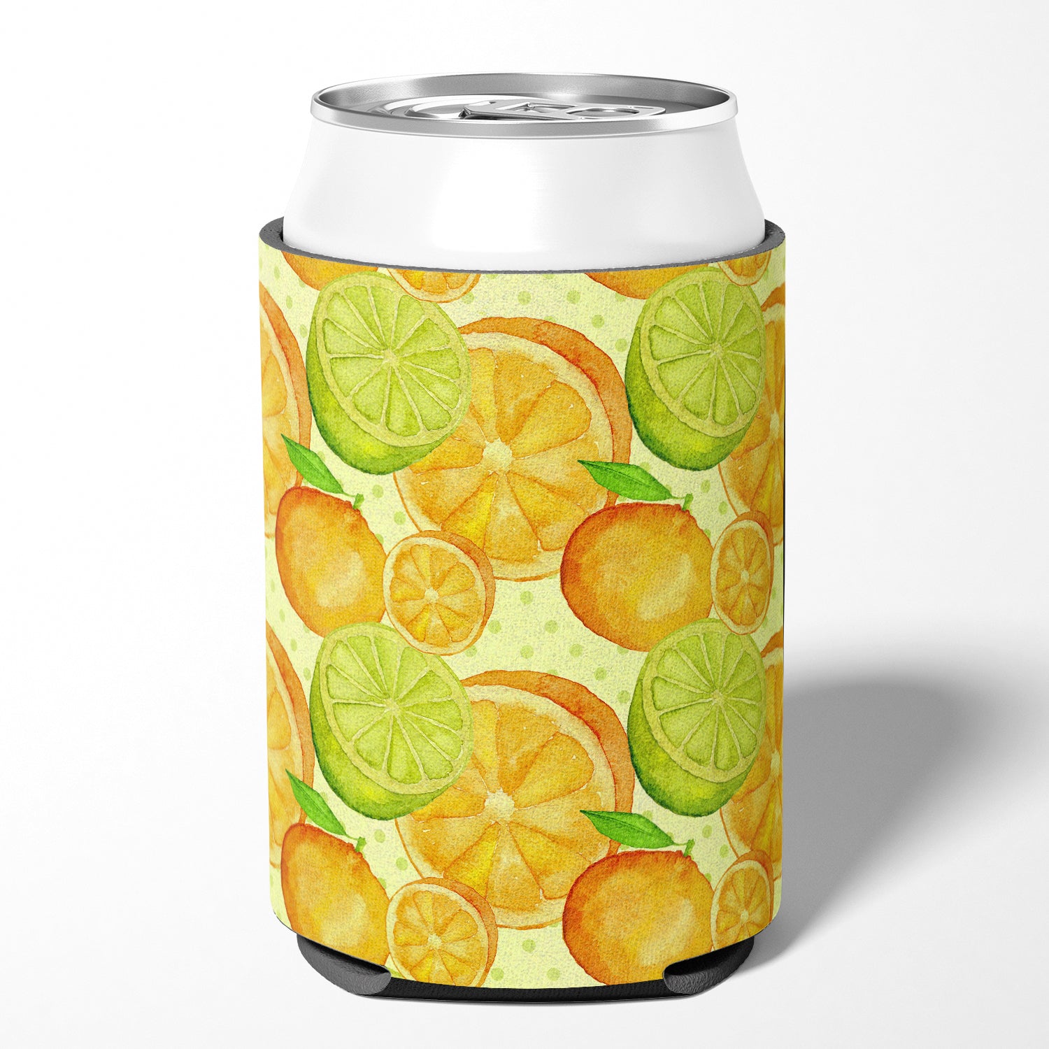 Watercolor Limes and Oranges Citrus Can or Bottle Hugger BB7517CC  the-store.com.