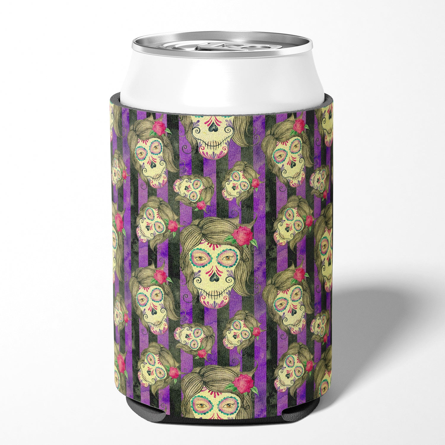 Watecolor Day of the Dead Halloween Can or Bottle Hugger BB7519CC  the-store.com.