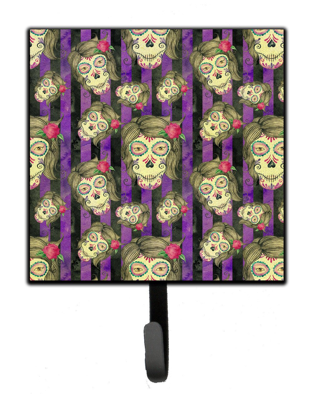 Watecolor Day of the Dead Halloween Leash or Key Holder BB7519SH4 by Caroline's Treasures