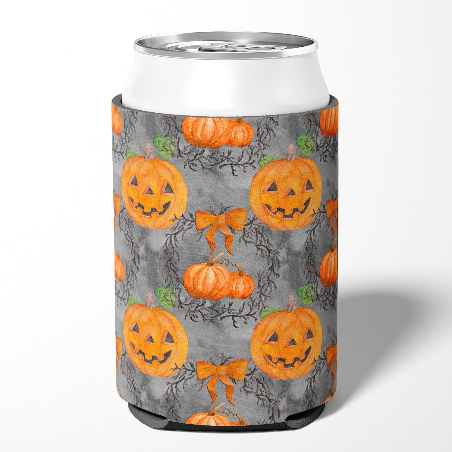 Watecolor Halloween Pumpkins Can or Bottle Hugger BB7521CC