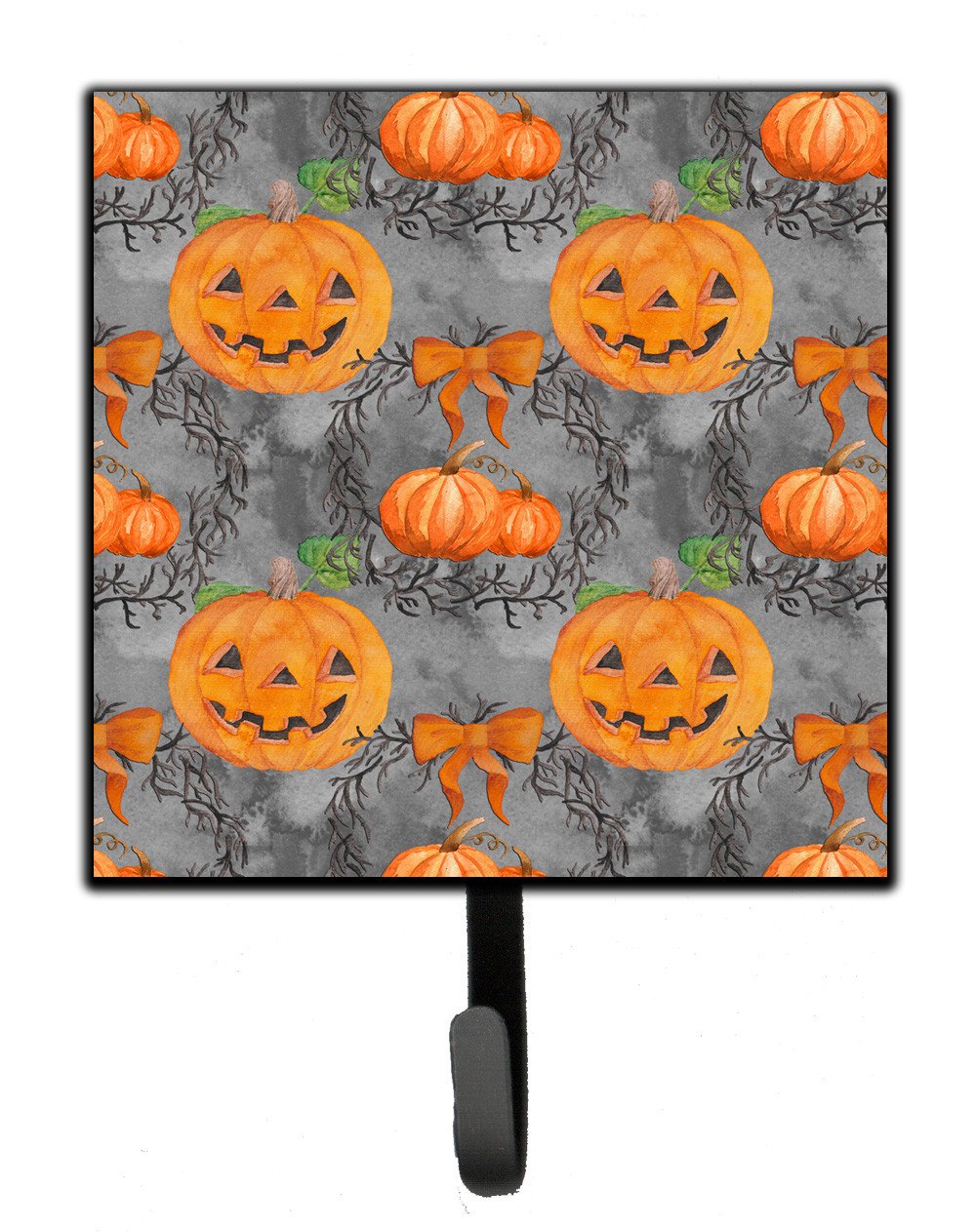 Watecolor Halloween Pumpkins Leash or Key Holder BB7521SH4 by Caroline's Treasures