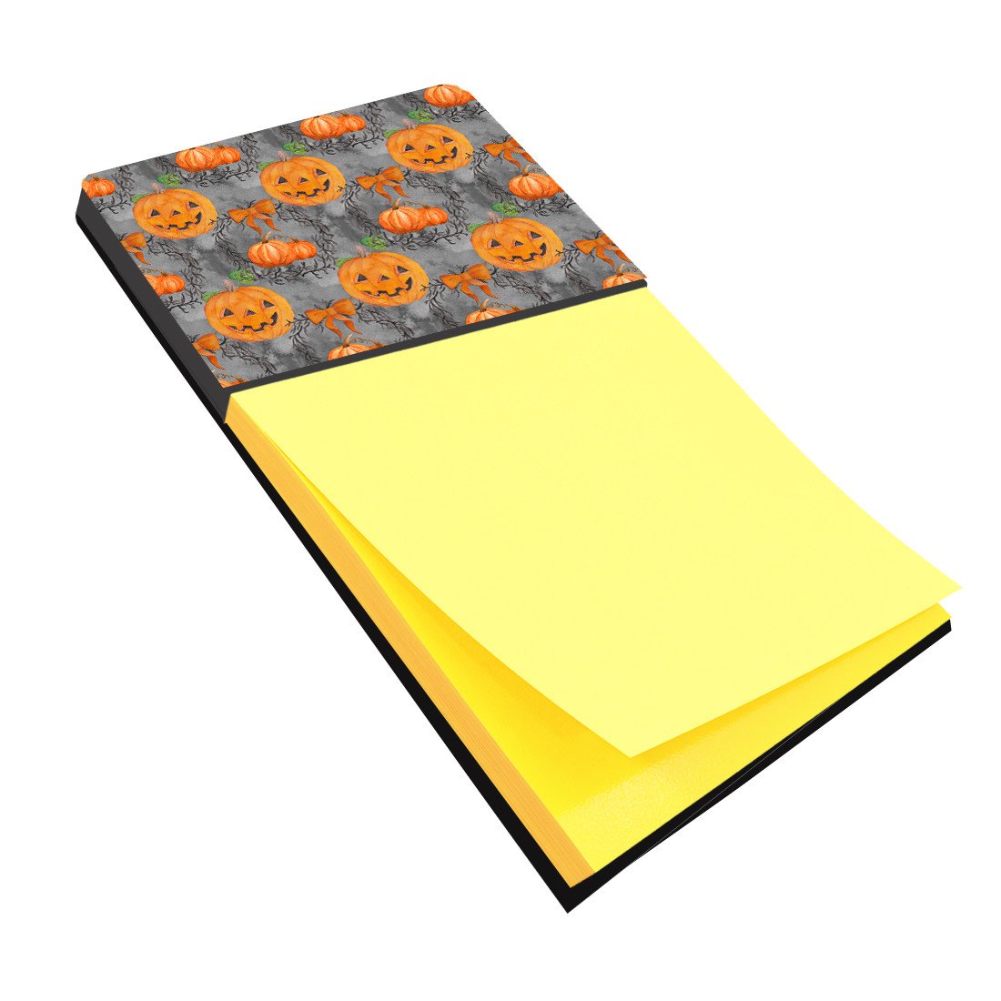 Watecolor Halloween Pumpkins Sticky Note Holder BB7521SN by Caroline's Treasures