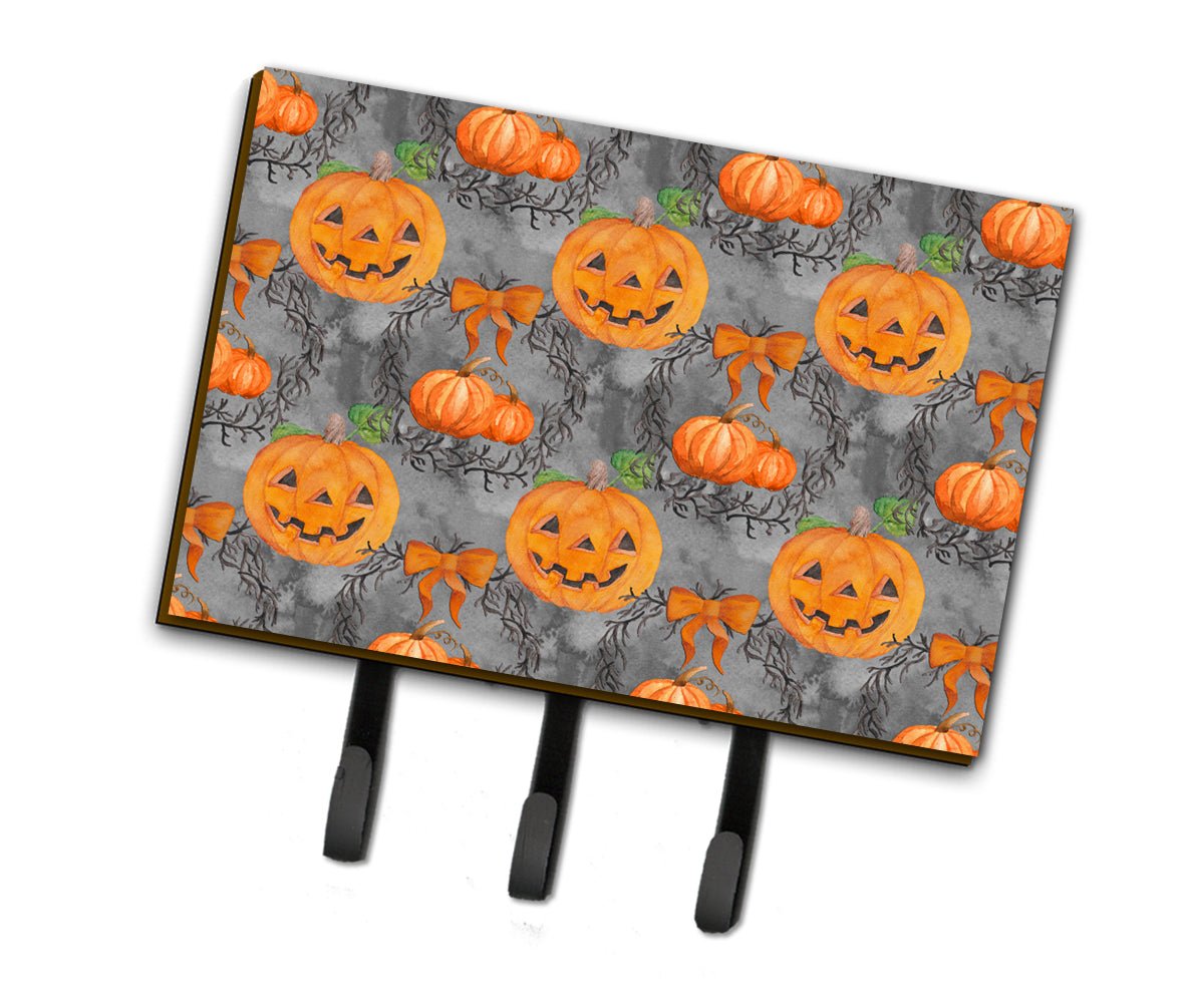 Watecolor Halloween Pumpkins Leash or Key Holder BB7521TH68