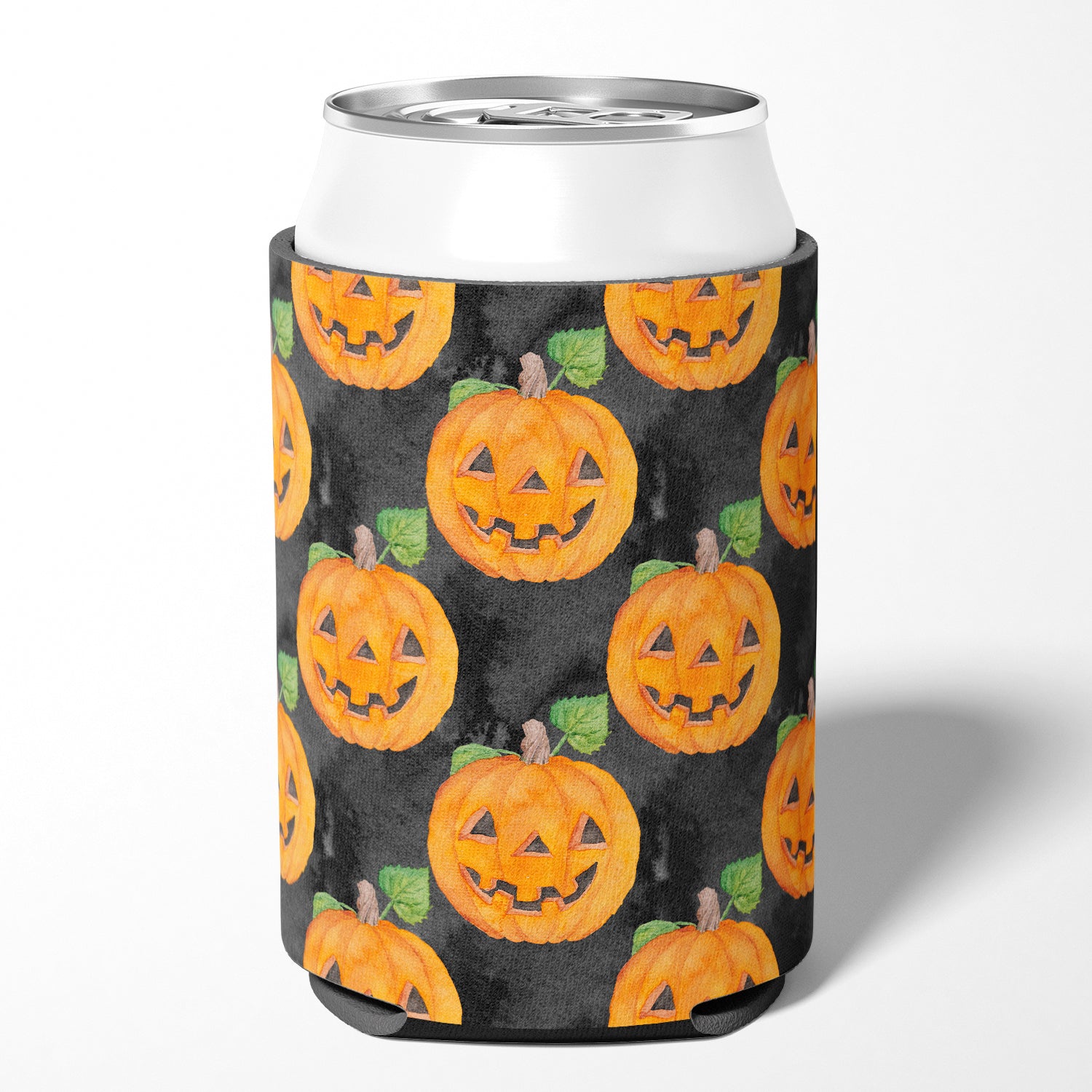 Watecolor Halloween Jack-O-Lantern Can or Bottle Hugger BB7524CC