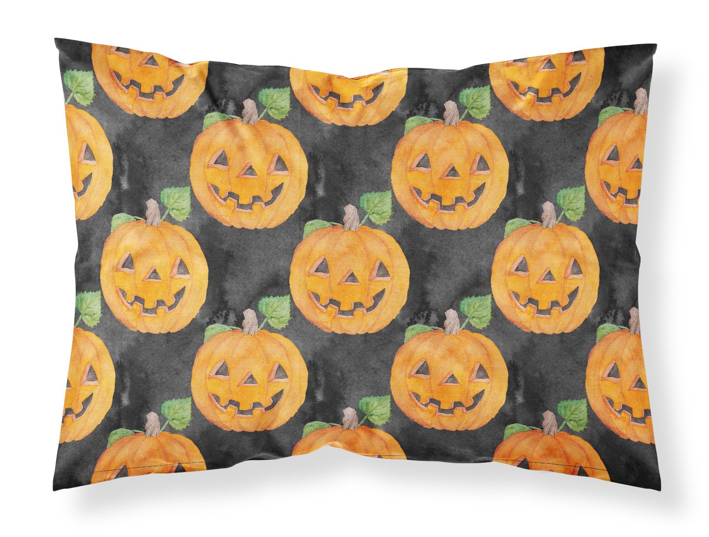 Watecolor Halloween Jack-O-Lantern Fabric Standard Pillowcase BB7524PILLOWCASE by Caroline's Treasures