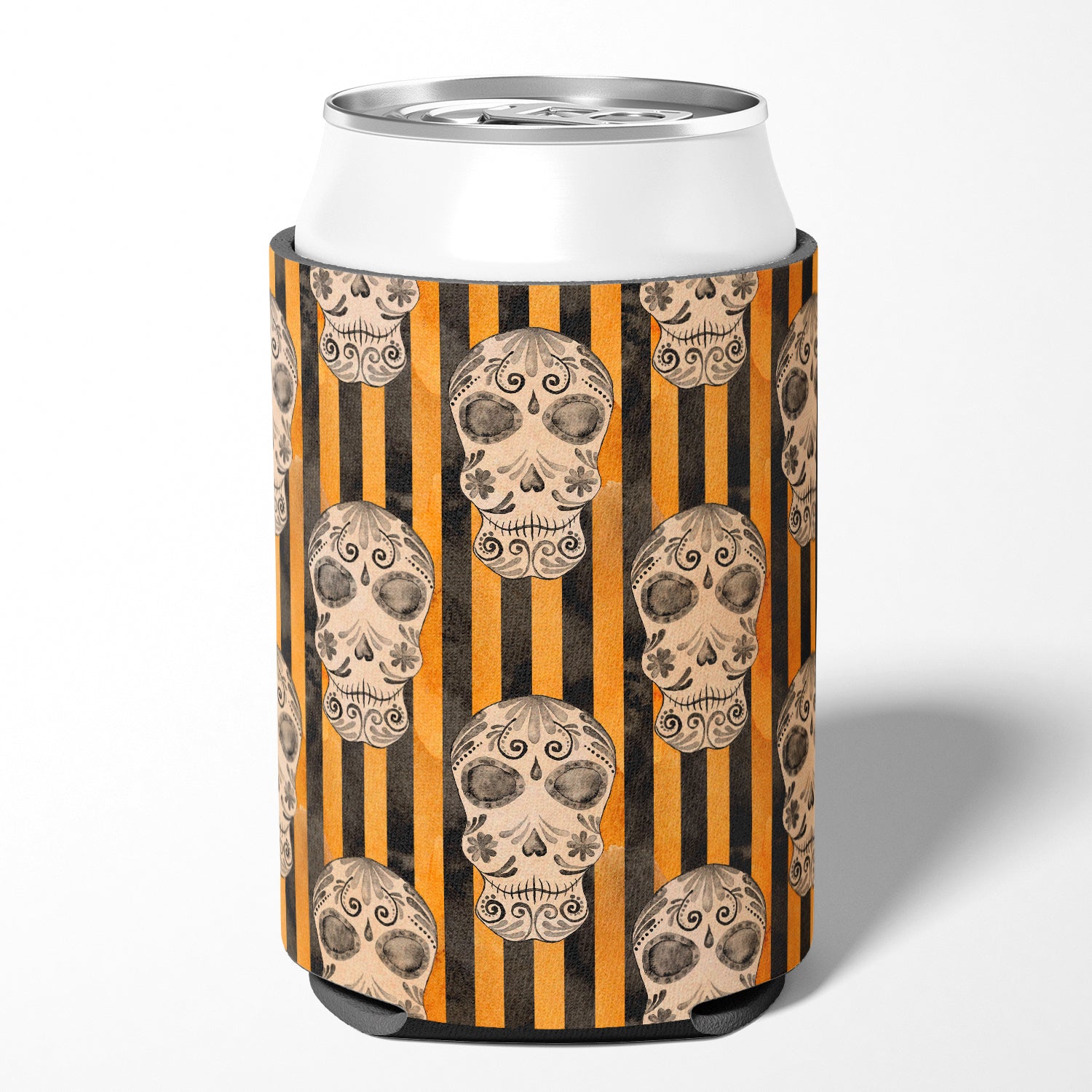 Watecolor Halloween Day of the Dead Head Can or Bottle Hugger BB7527CC  the-store.com.