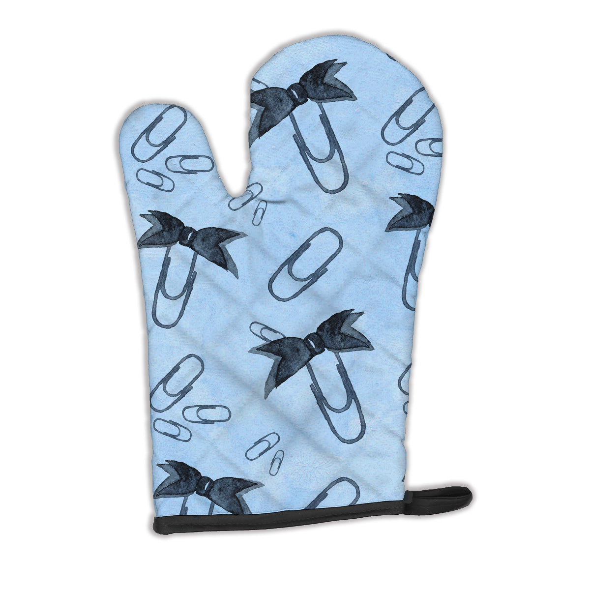 Watercolor Paper Clips Blue Oven Mitt BB7544OVMT  the-store.com.