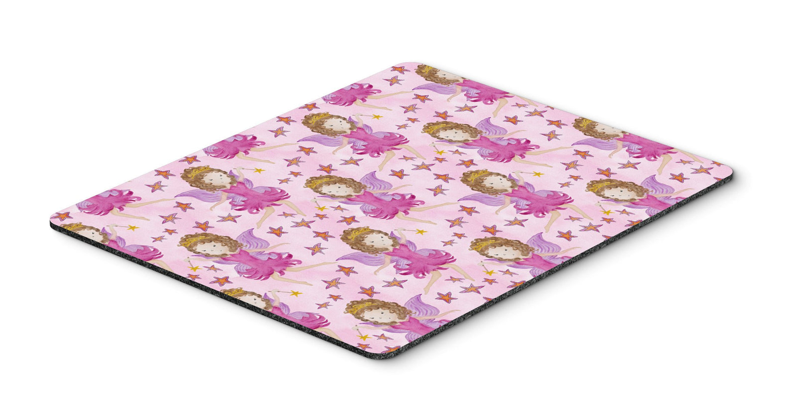 Watercolor Fairy Princess on Pink Mouse Pad, Hot Pad or Trivet BB7547MP by Caroline's Treasures