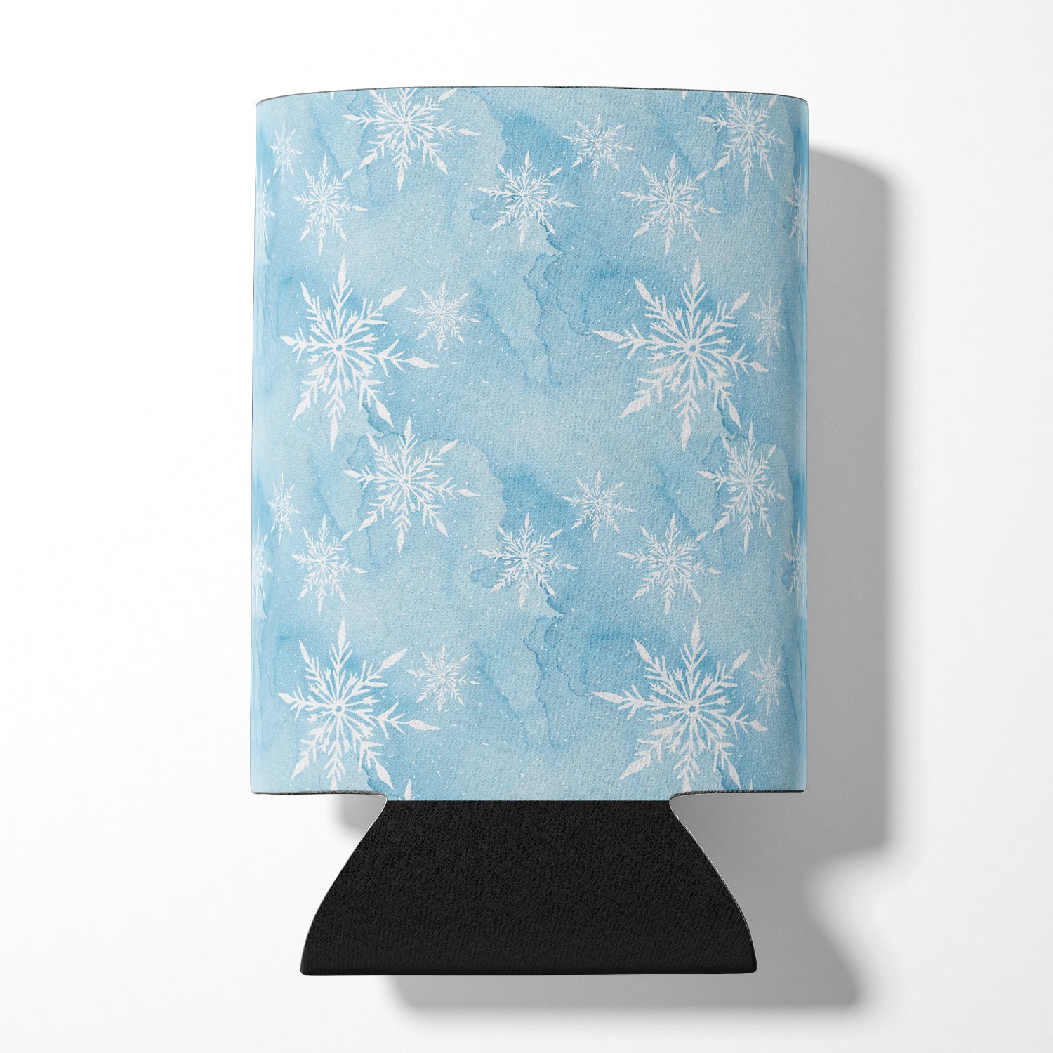 Watercolor Snowflake on Light Blue Can or Bottle Hugger BB7552CC