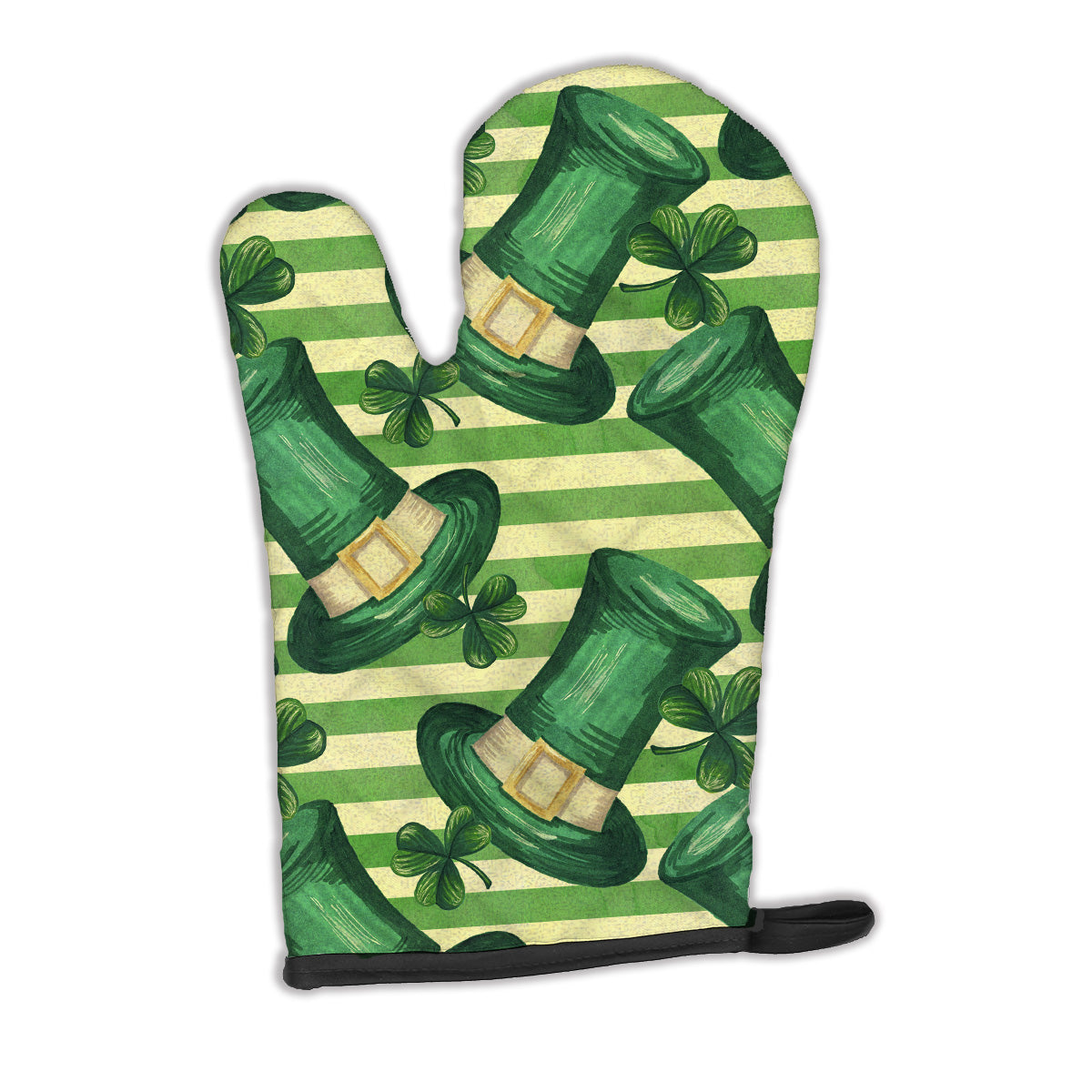 Watercolor St Patrick's Day Leprechan Hat Oven Mitt BB7558OVMT  the-store.com.