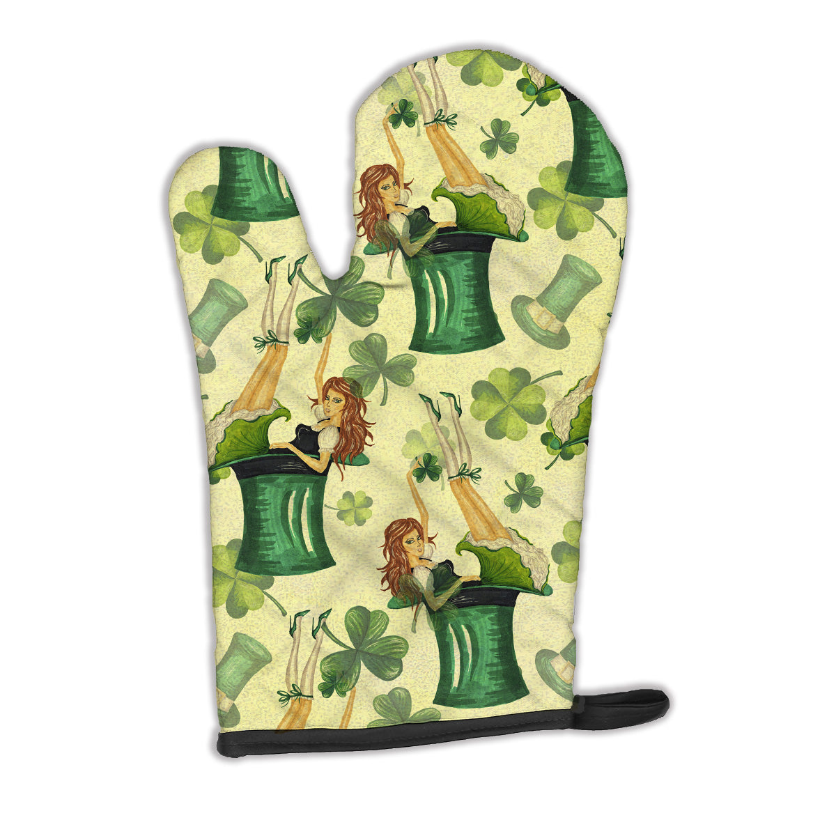 Watercolor St Patrick's Day Party Oven Mitt BB7559OVMT