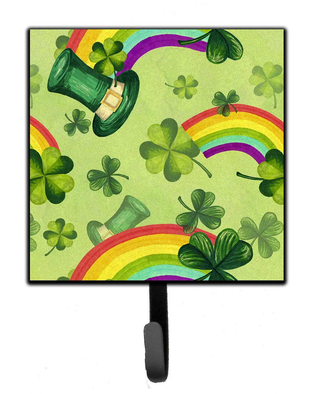 Watercolor St Patrick's Day Lucky Leprechan Leash or Key Holder BB7560SH4 by Caroline's Treasures