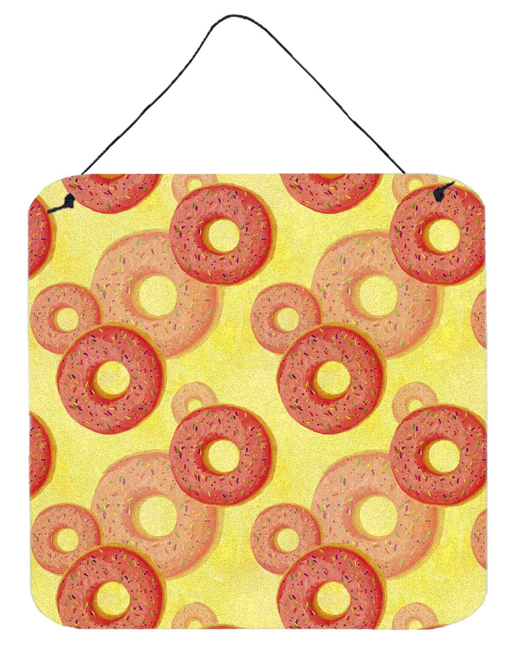 Watercolor Just Donuts Wall or Door Hanging Prints BB7561DS66 by Caroline's Treasures