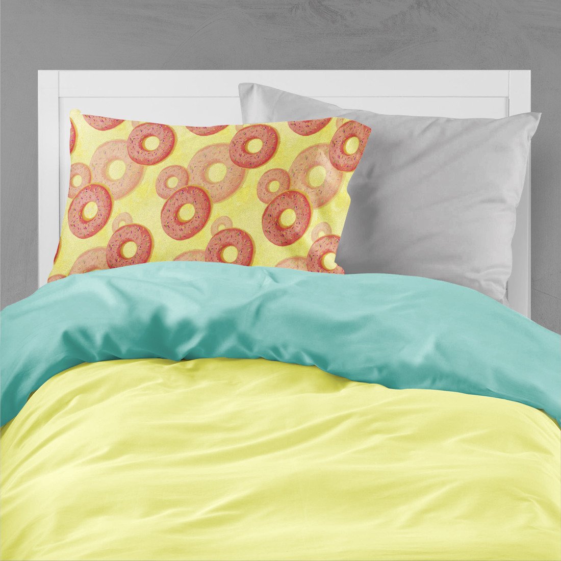 Watercolor Just Donuts Fabric Standard Pillowcase BB7561PILLOWCASE by Caroline's Treasures