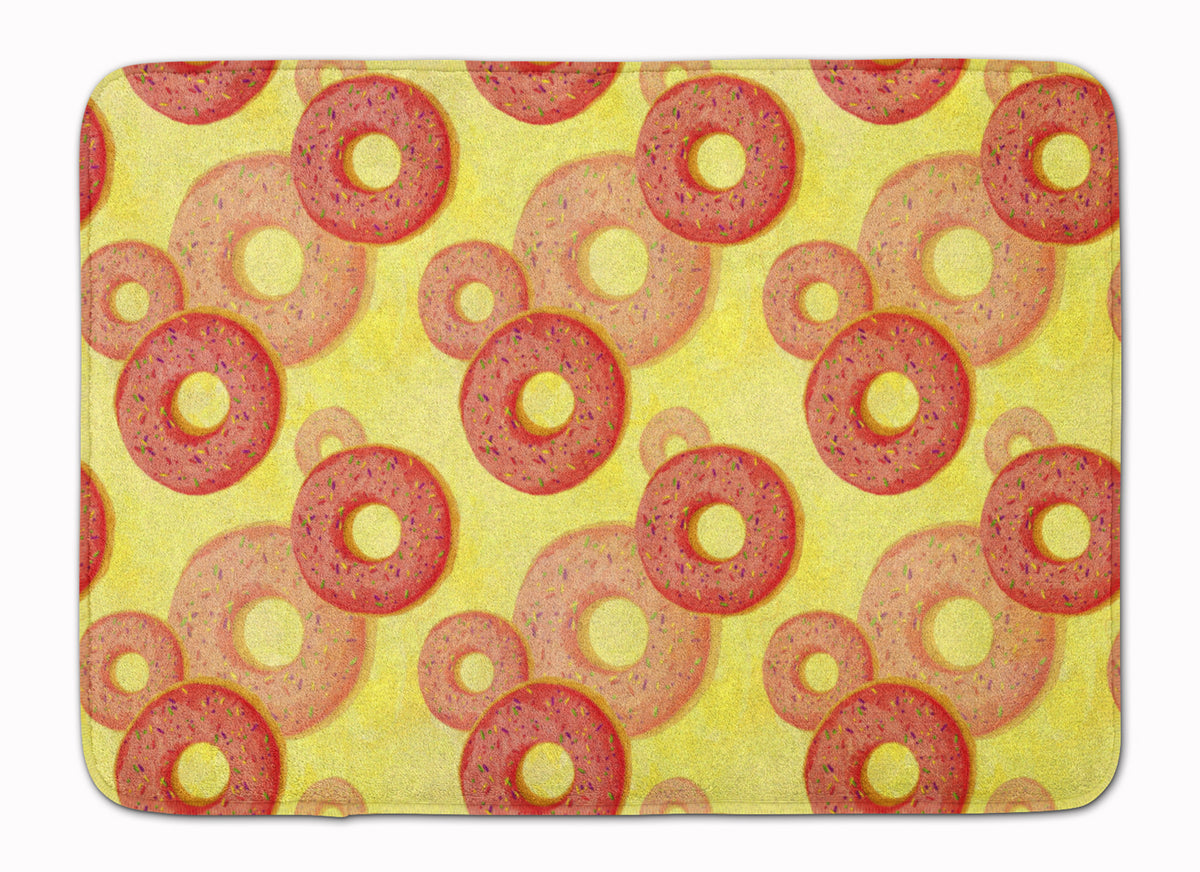 Watercolor Just Donuts Machine Washable Memory Foam Mat BB7561RUG - the-store.com