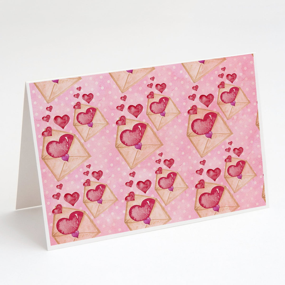 Buy this Watercolor Pink Love Letter Greeting Cards and Envelopes Pack of 8