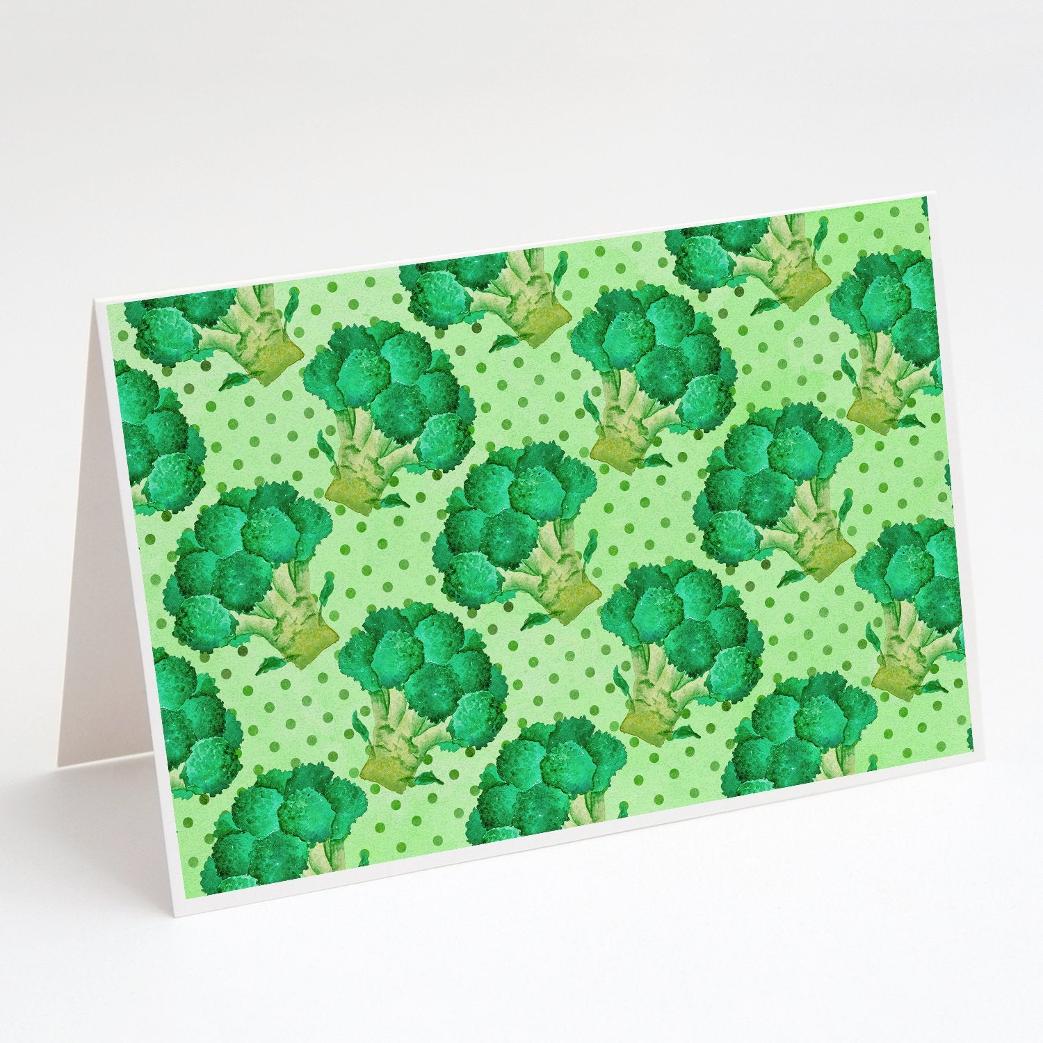 Buy this Watercolor Broccoli Greeting Cards and Envelopes Pack of 8