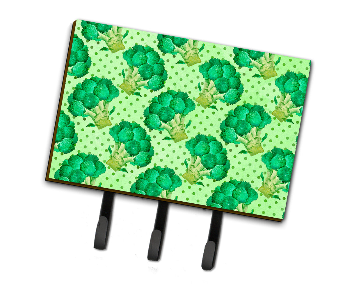 Watercolor Broccoli Leash or Key Holder BB7570TH68