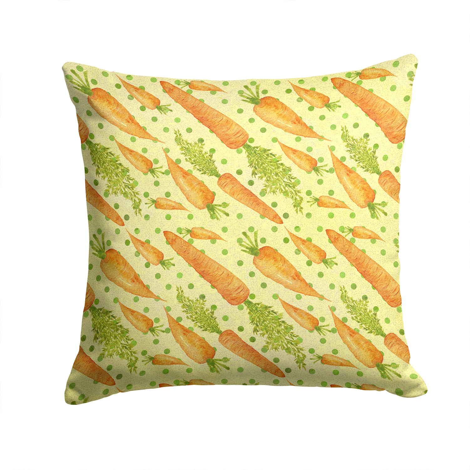 Watercolor Carrots Fabric Decorative Pillow BB7571PW1414 - the-store.com
