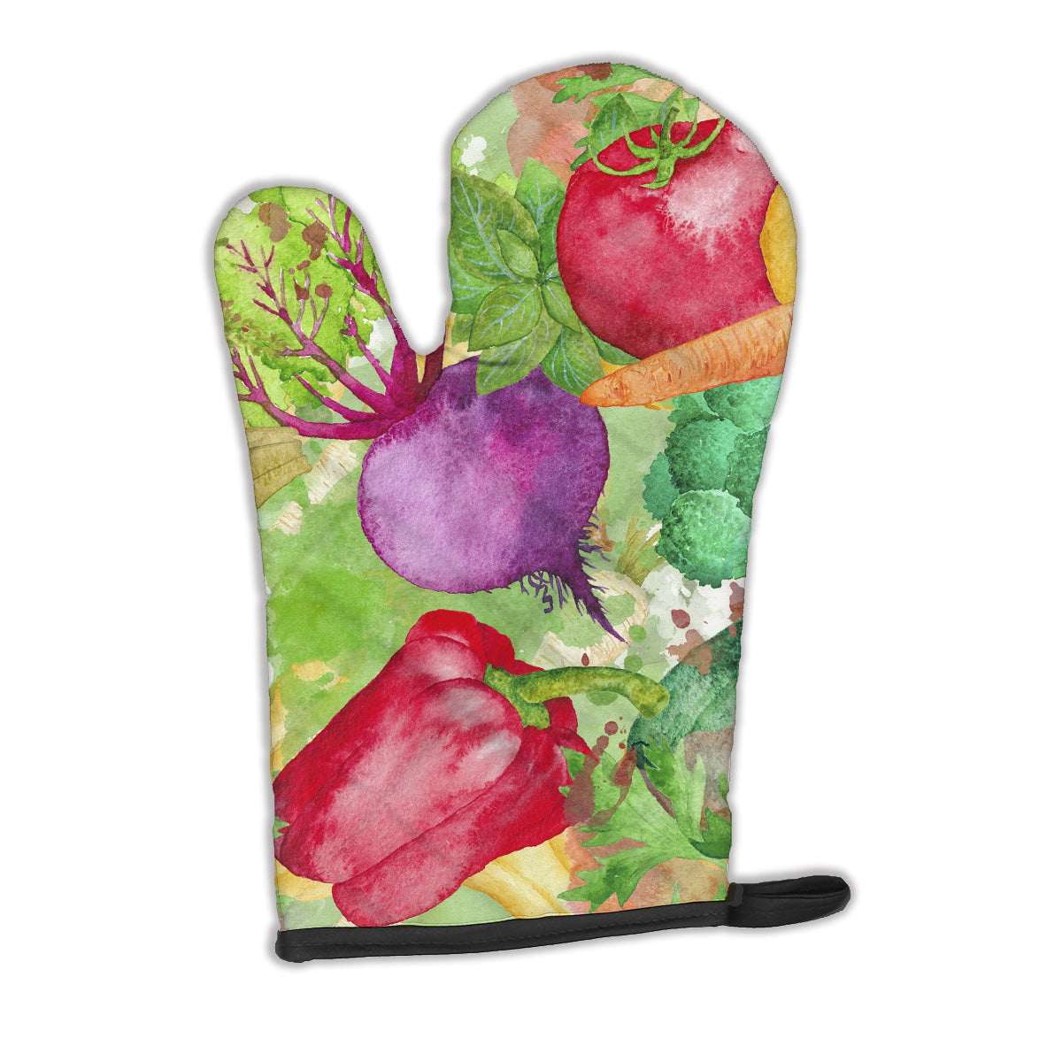 Watercolor Vegetables Farm to Table Oven Mitt BB7572OVMT  the-store.com.