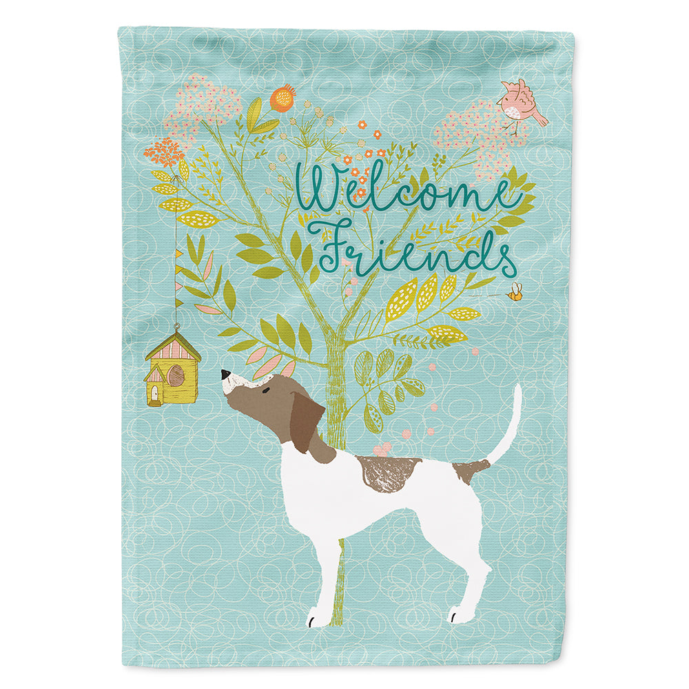 Welcome Friends Pointer Flag Canvas House Size BB7598CHF  the-store.com.