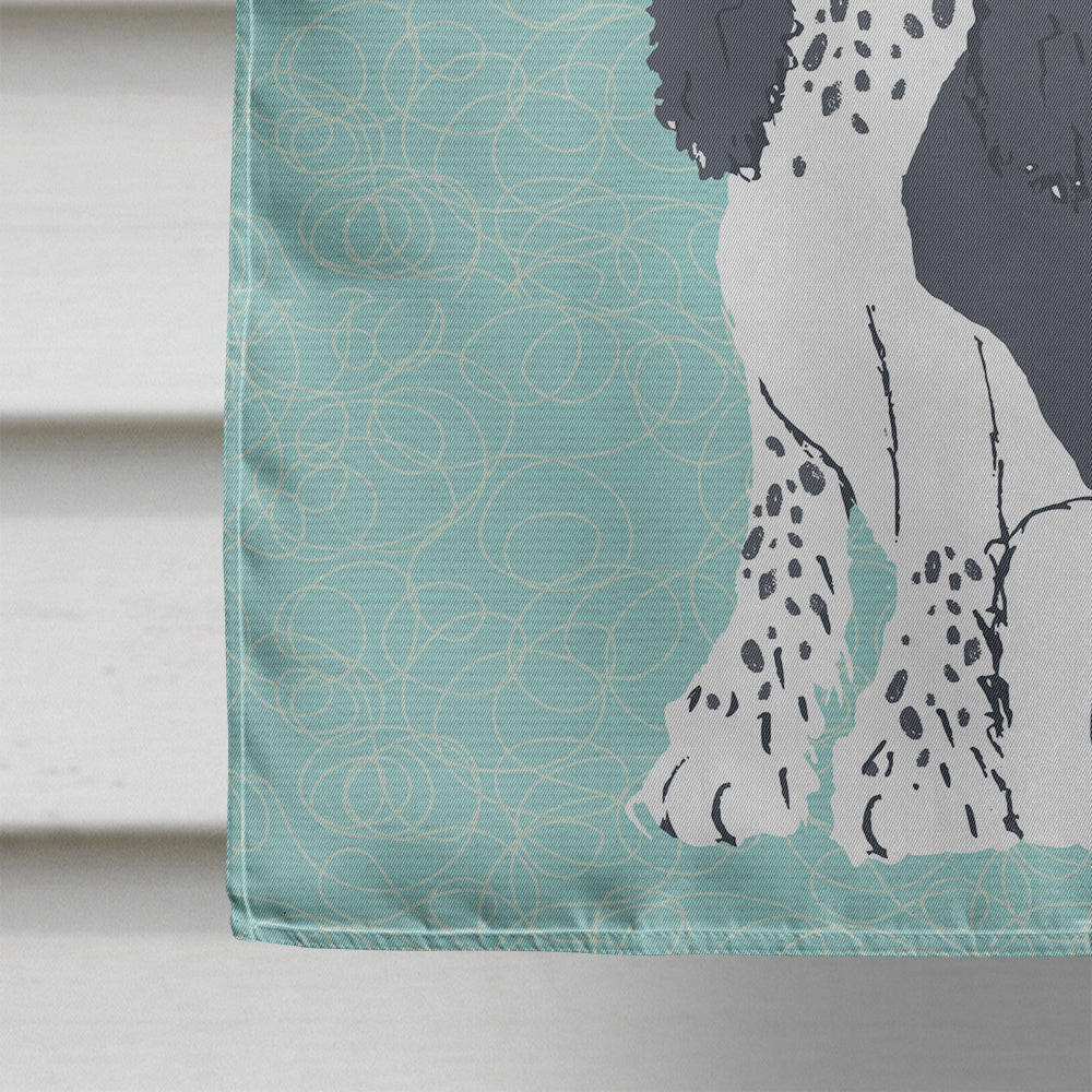 Welcome Friends Black Springer Spaniel Flag Canvas House Size BB7621CHF