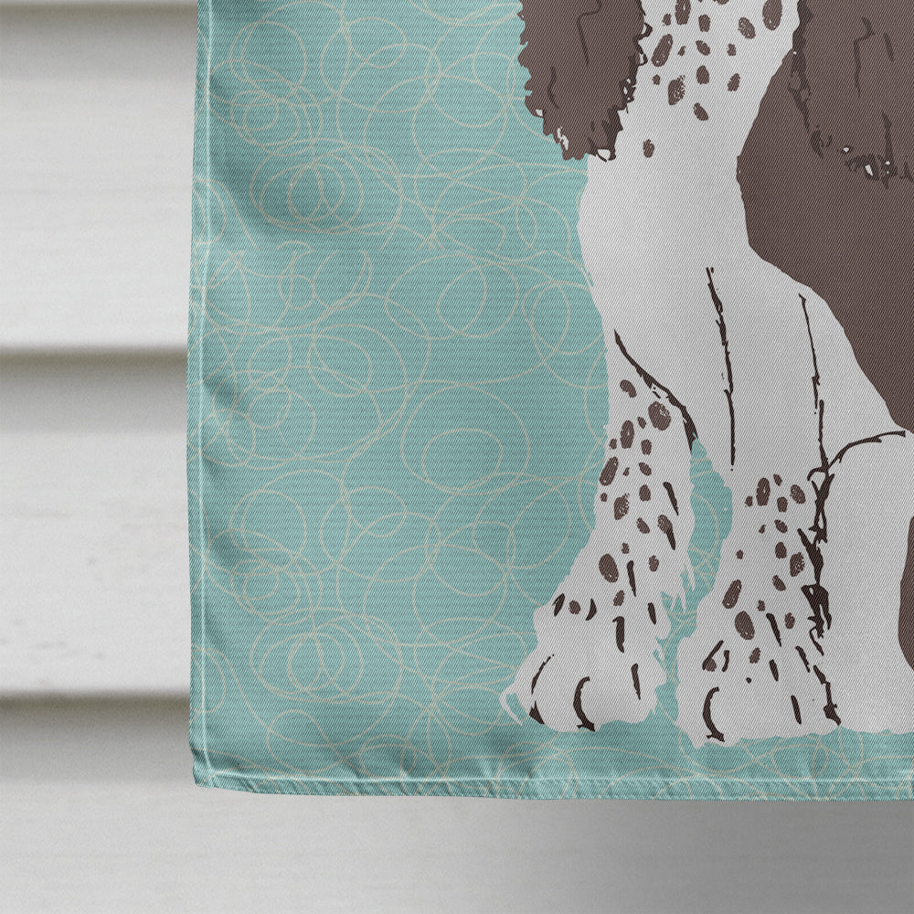 Welcome Friends Brown Springer Spaniel Flag Canvas House Size BB7622CHF  the-store.com.