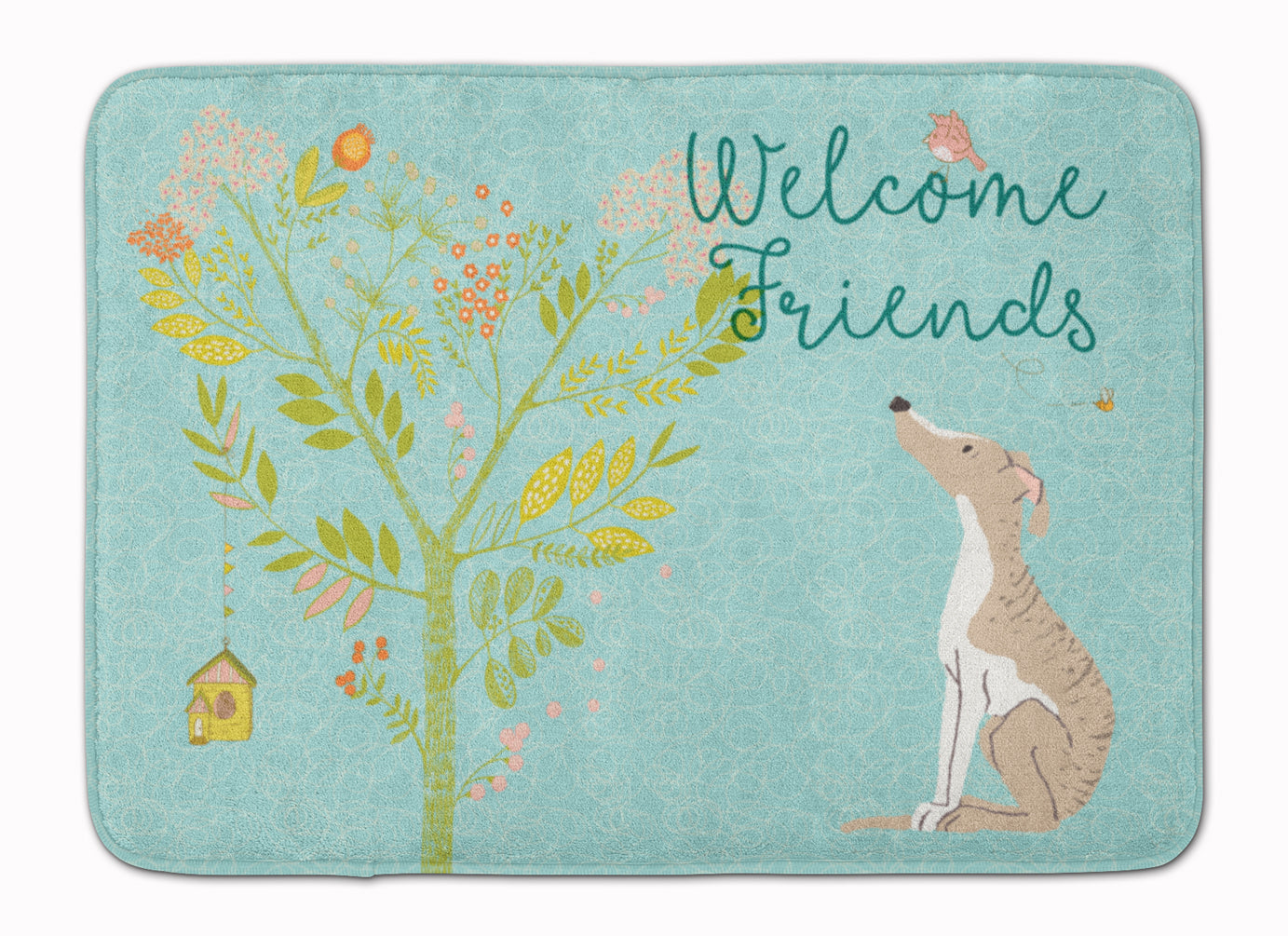 Welcome Friends Whippet Machine Washable Memory Foam Mat BB7626RUG - the-store.com