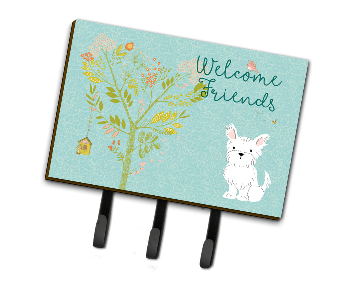 Welcome Friends Westie Leash or Key Holder BB7640TH68  the-store.com.