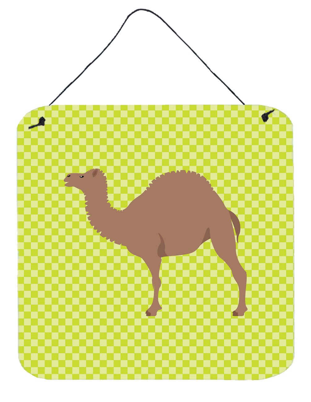 F1 Hybrid Camel Green Wall or Door Hanging Prints BB7645DS66 by Caroline&#39;s Treasures