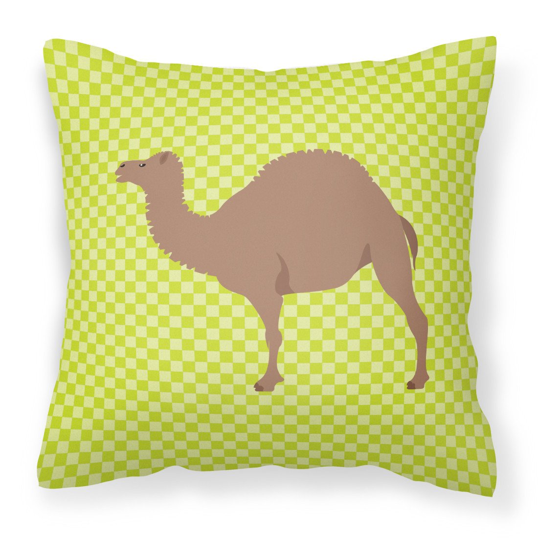 F1 Hybrid Camel Green Fabric Decorative Pillow BB7645PW1818 by Caroline's Treasures