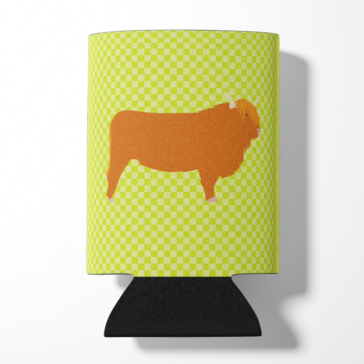 Highland Cow Green Can or Bottle Hugger BB7646CC