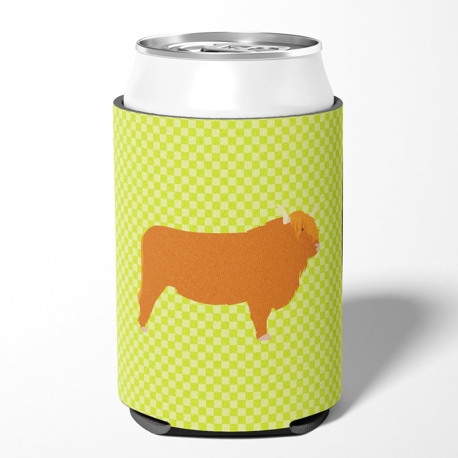 Highland Cow Green Can or Bottle Hugger BB7646CC